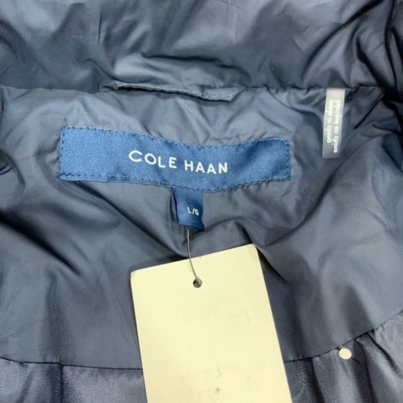 Cole Haan Stand Collar Essentail Down Coat - Picture 6 of 8